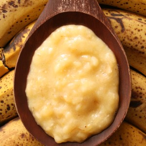 Crema capilar de plátano y miel para el cabello reseco
