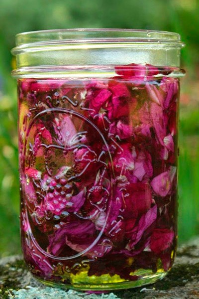Loción de Aceite de Oliva y rosas para el baño