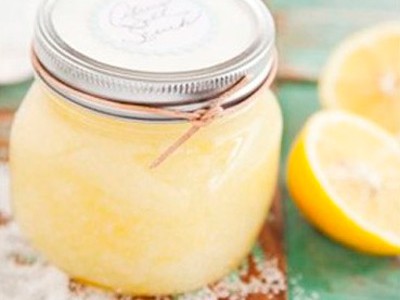 Exfoliante con limón y sal