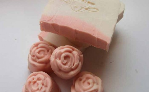 Jabón casero de palo de rosa