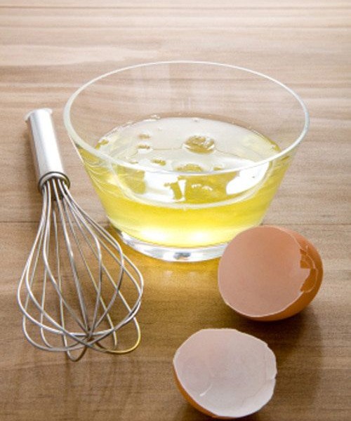 Mascarilla reafirmante de clara de huevo con limón