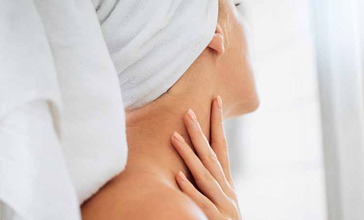 Tratamiento natural para la piel del cuello